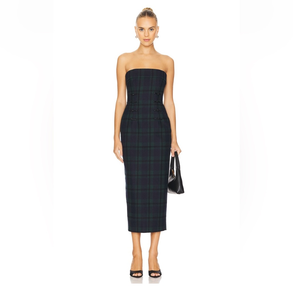 Sau Lee Wynn Tartan Dress 4